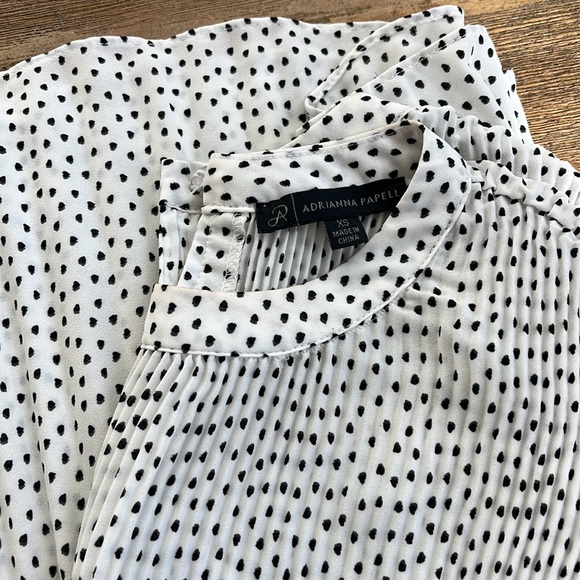 Adrianna Papell black and white top XS - Picture 11 of 12